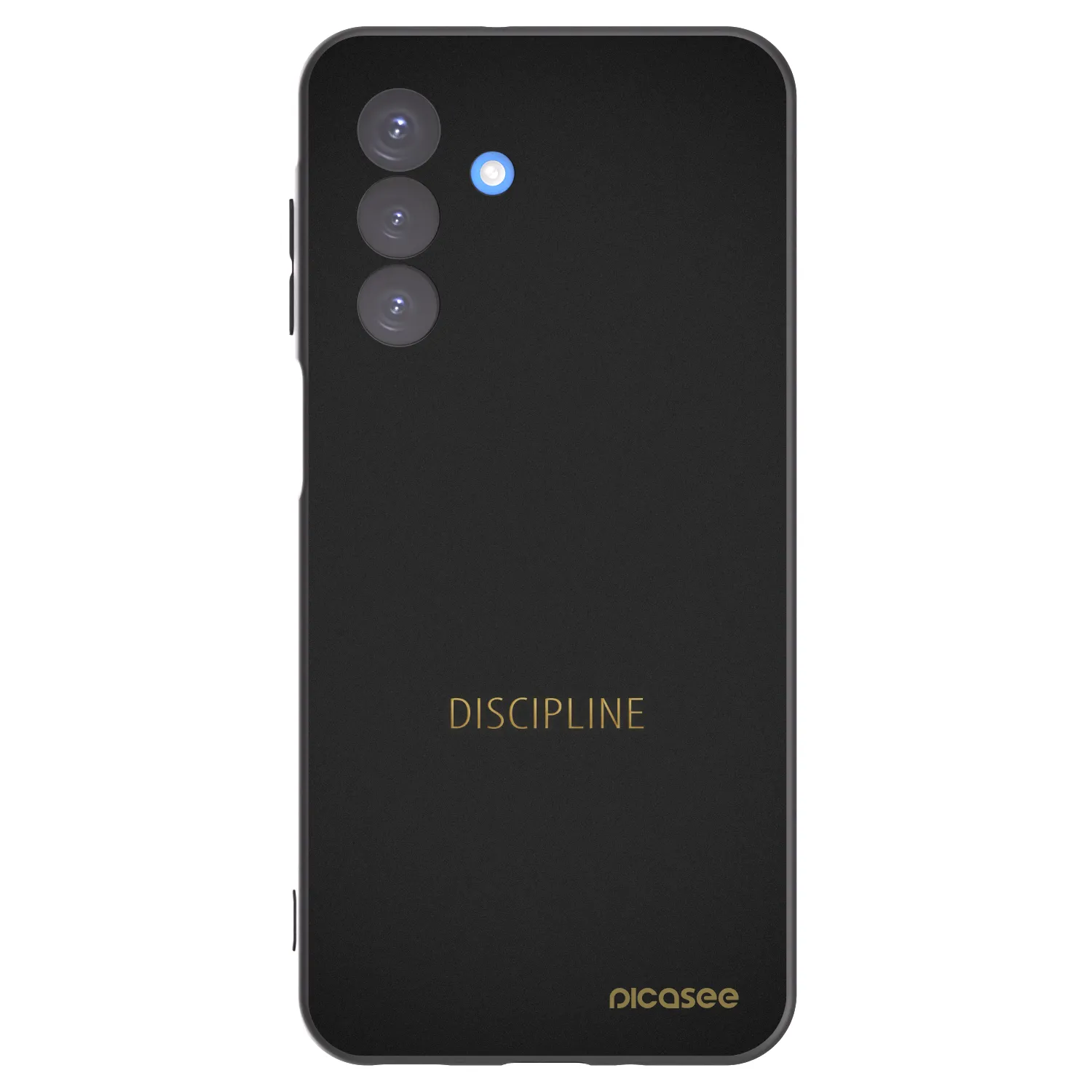 Picasee silikonowe czarne etui na Samsung Galaxy A17 5G - Discipline