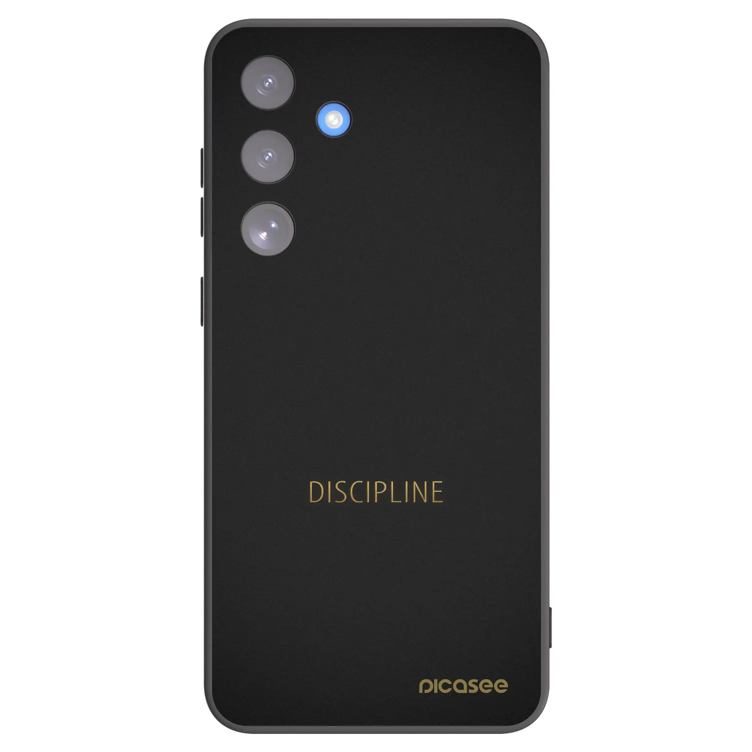 Picasee silikonowe czarne etui na Samsung Galaxy S25 FE 5G - Discipline