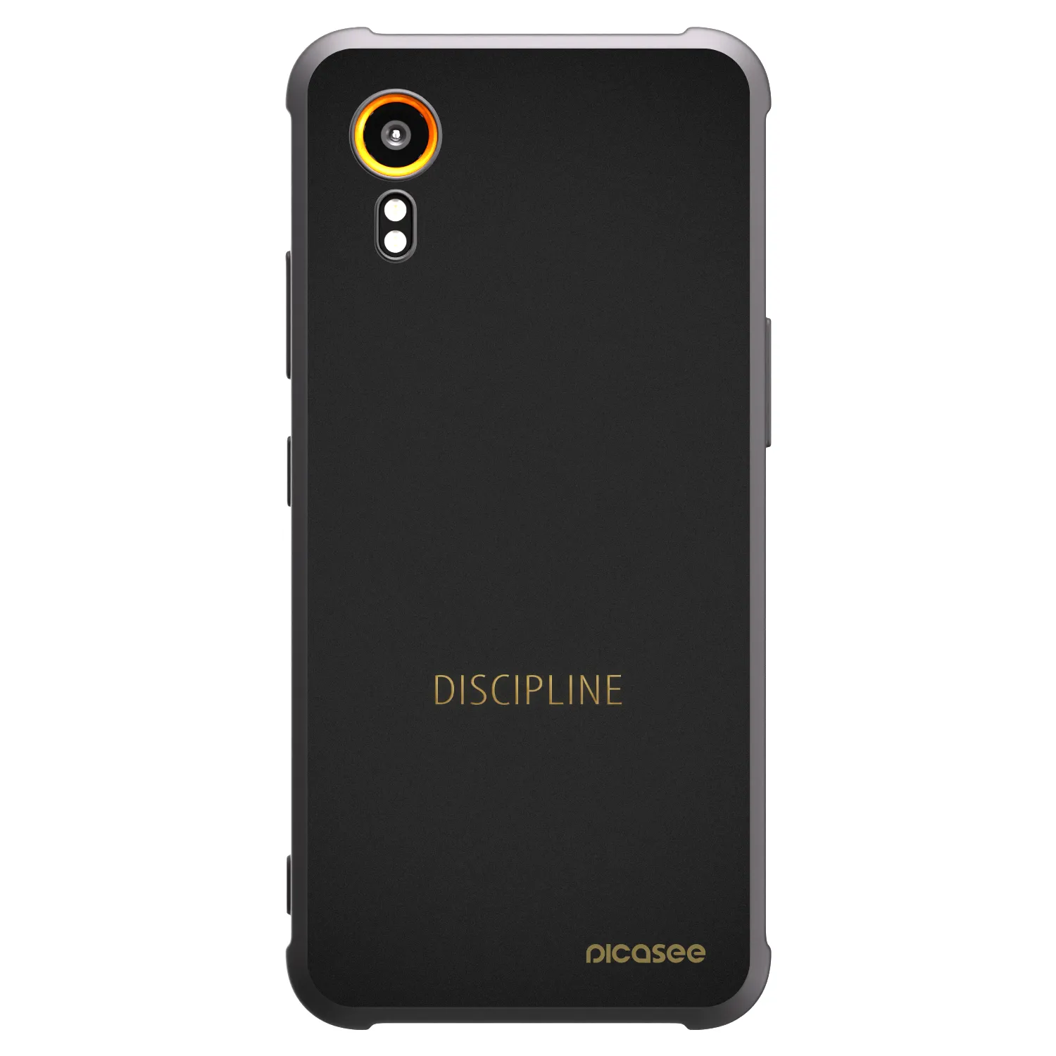 Picasee silikonowe czarne etui na Samsung Galaxy Xcover 7 - Discipline
