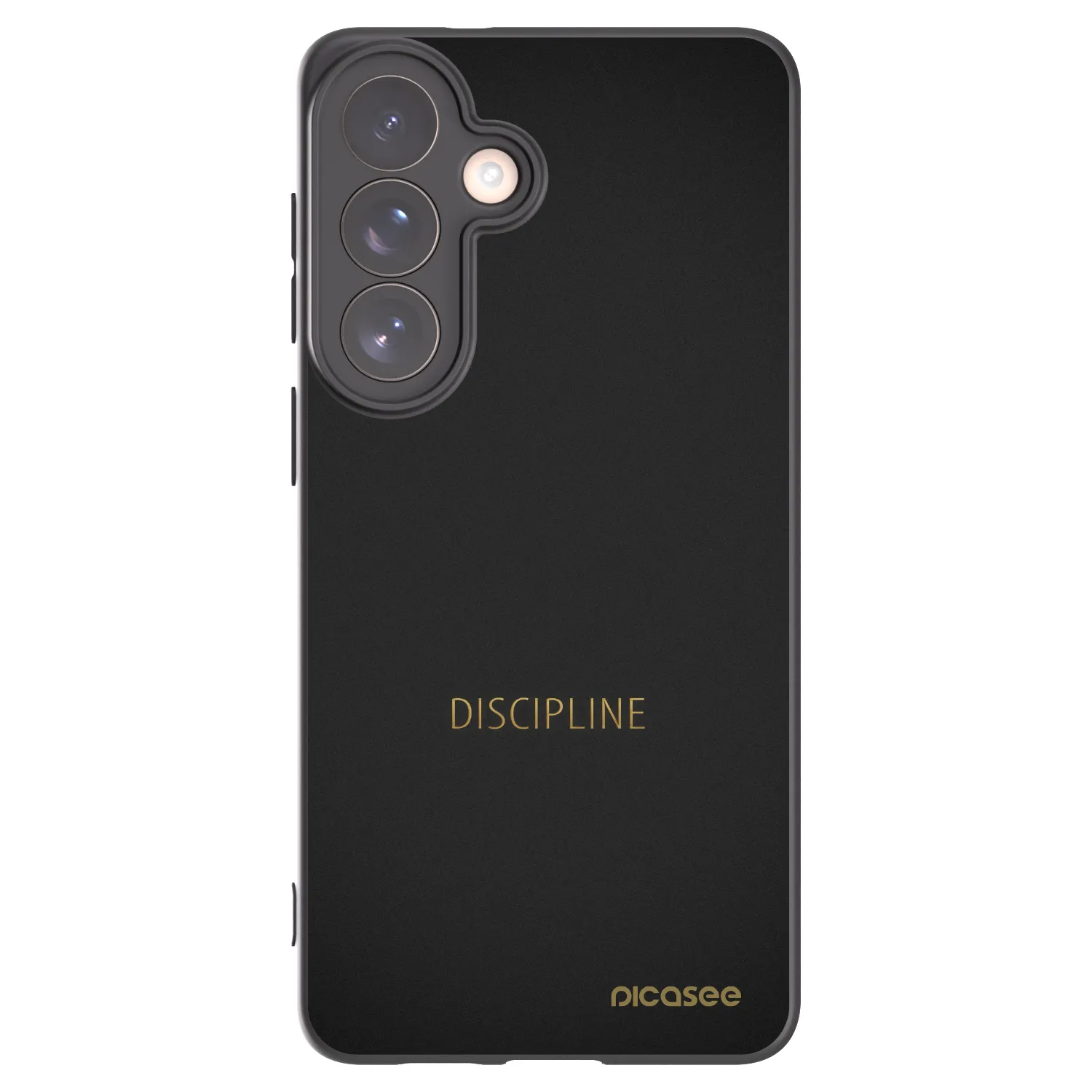 Picasee silikonowe czarne etui na Samsung Galaxy S26+ - Discipline