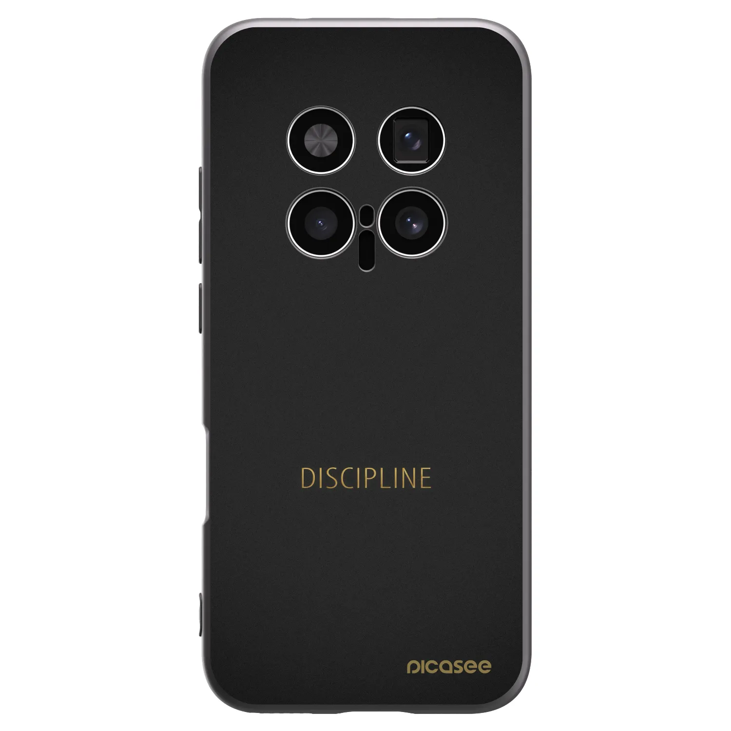 Picasee silikonowe czarne etui na Honor Magic8 Pro 5G - Discipline