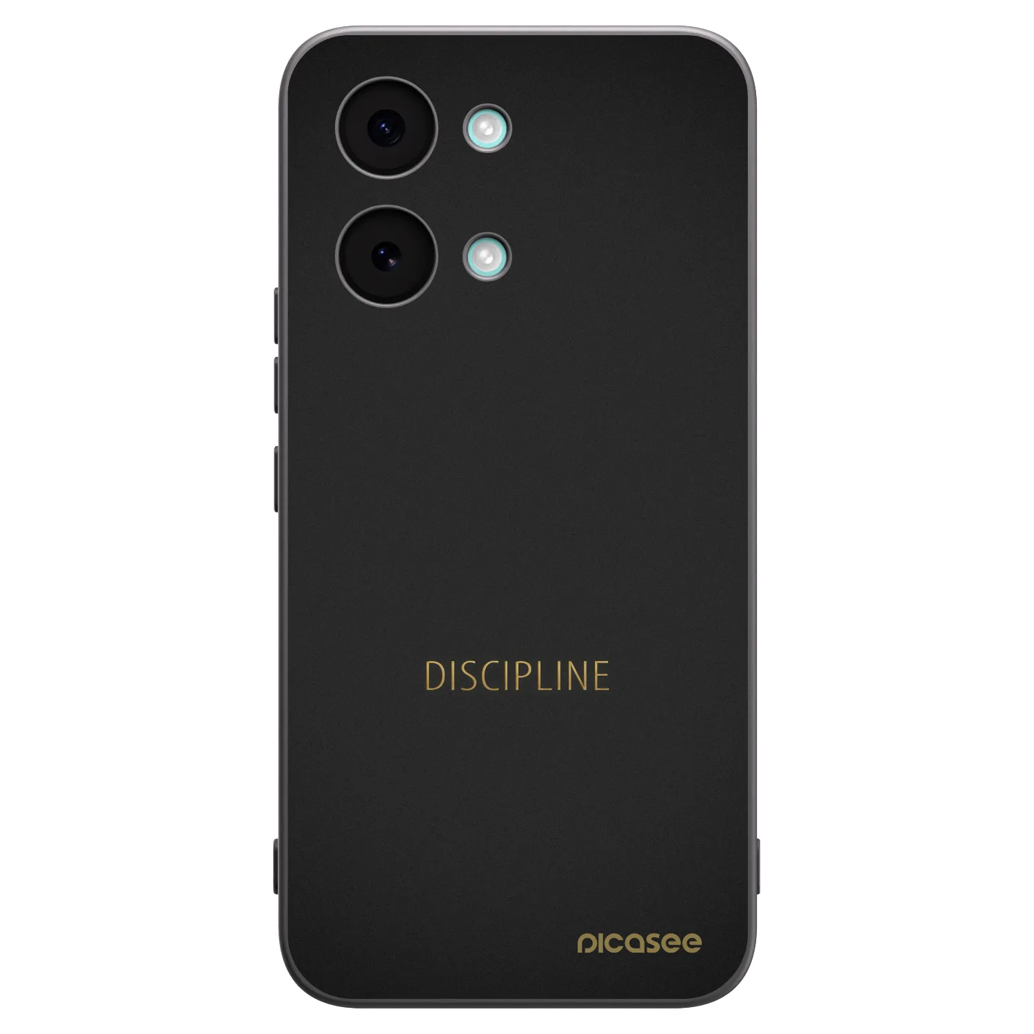 Picasee silikonowe czarne etui na Xiaomi Poco X8 Pro Max - Discipline