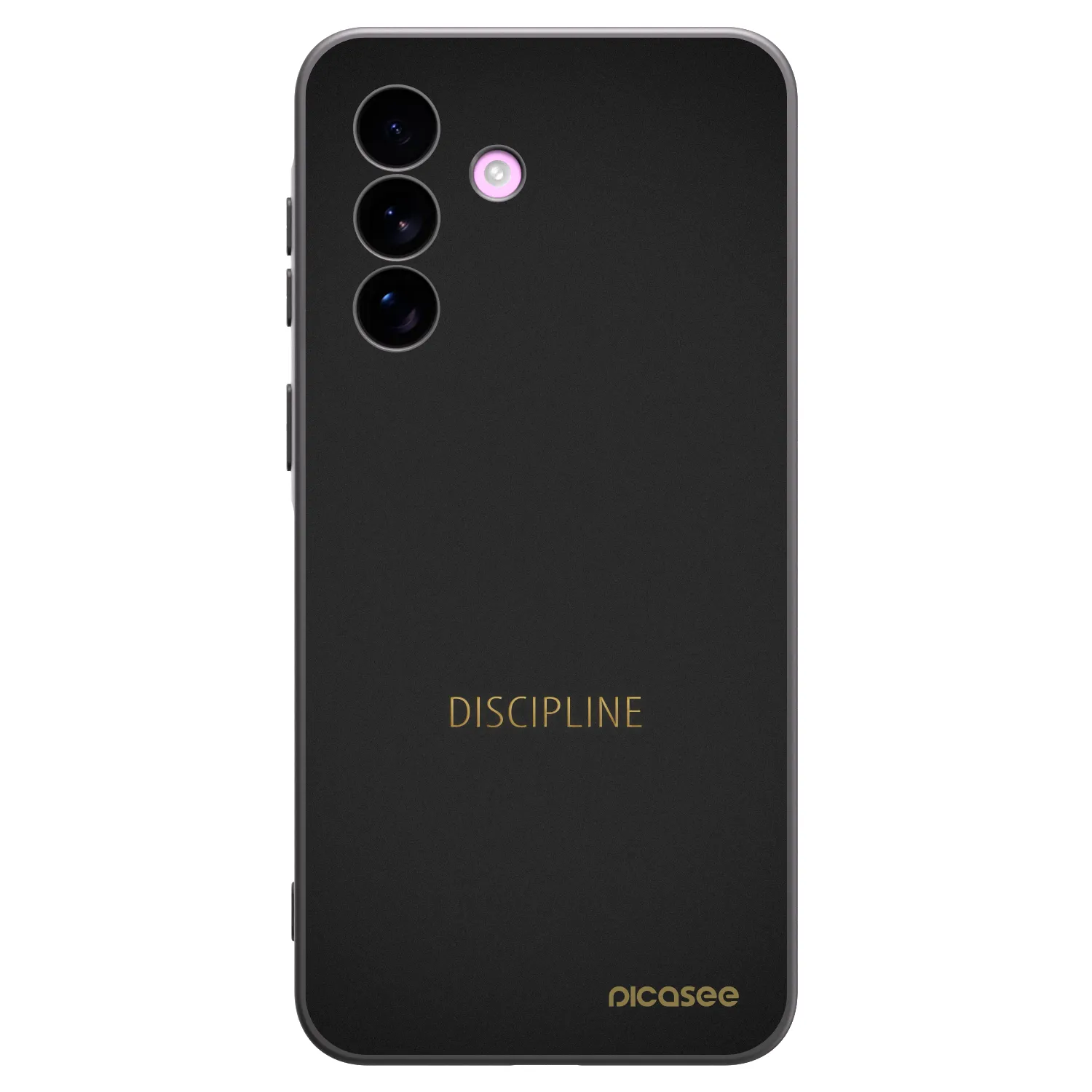Picasee silikonowe czarne etui na Samsung Galaxy A57 5G - Discipline