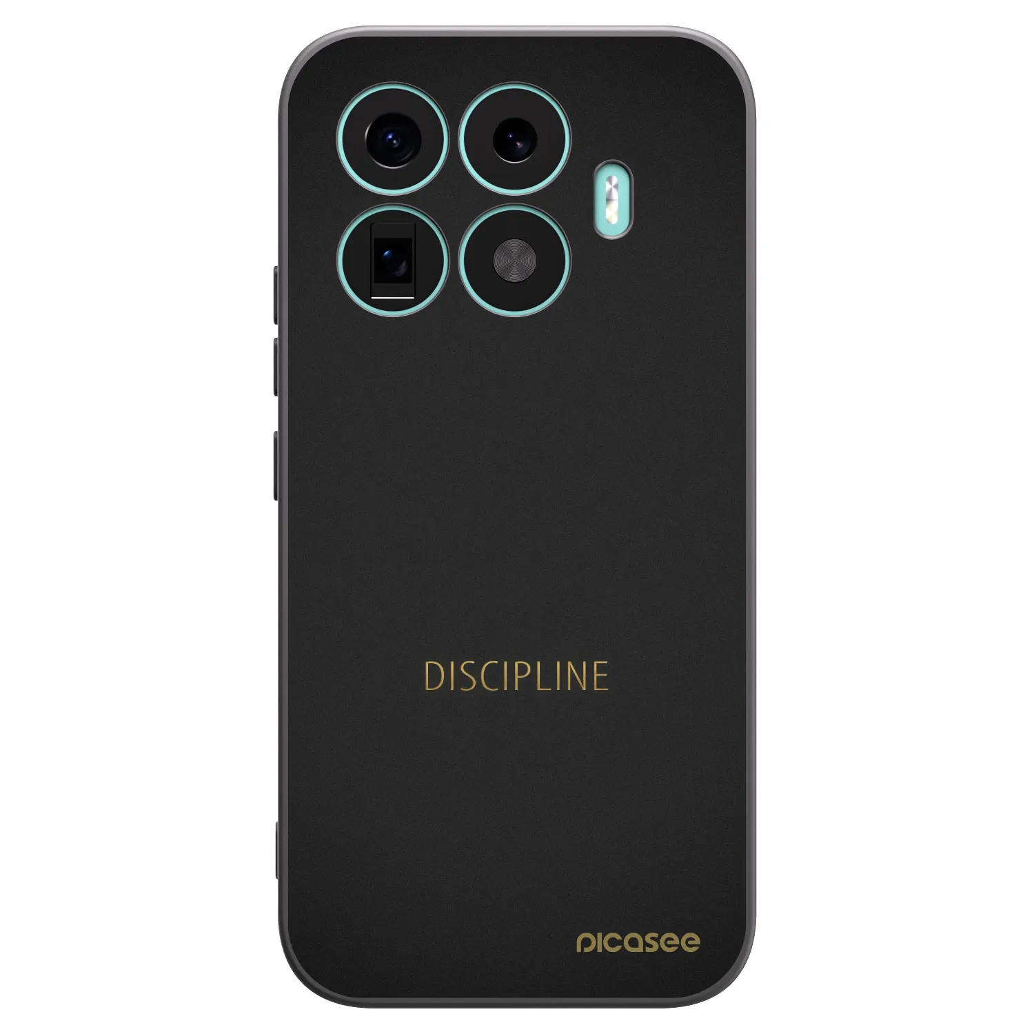 Picasee silikonowe czarne etui na Xiaomi 17T - Discipline