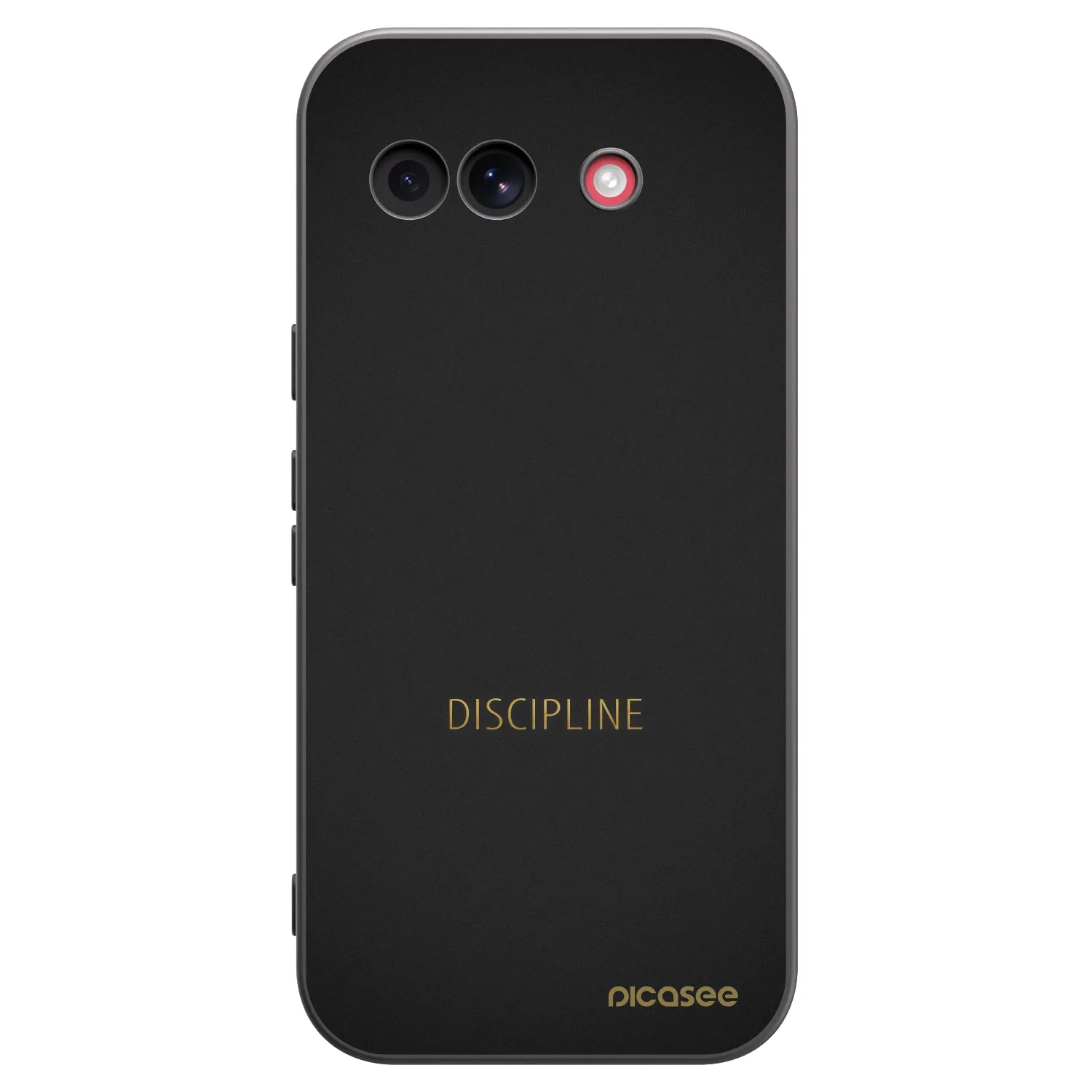 Picasee silikonowe czarne etui na Google Pixel 10a - Discipline