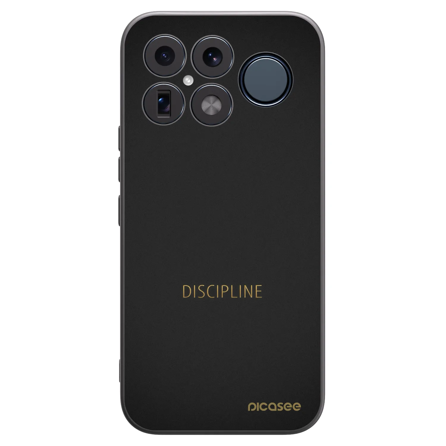 Picasee silikonowe czarne etui na Xiaomi Poco F8 Ultra - Discipline