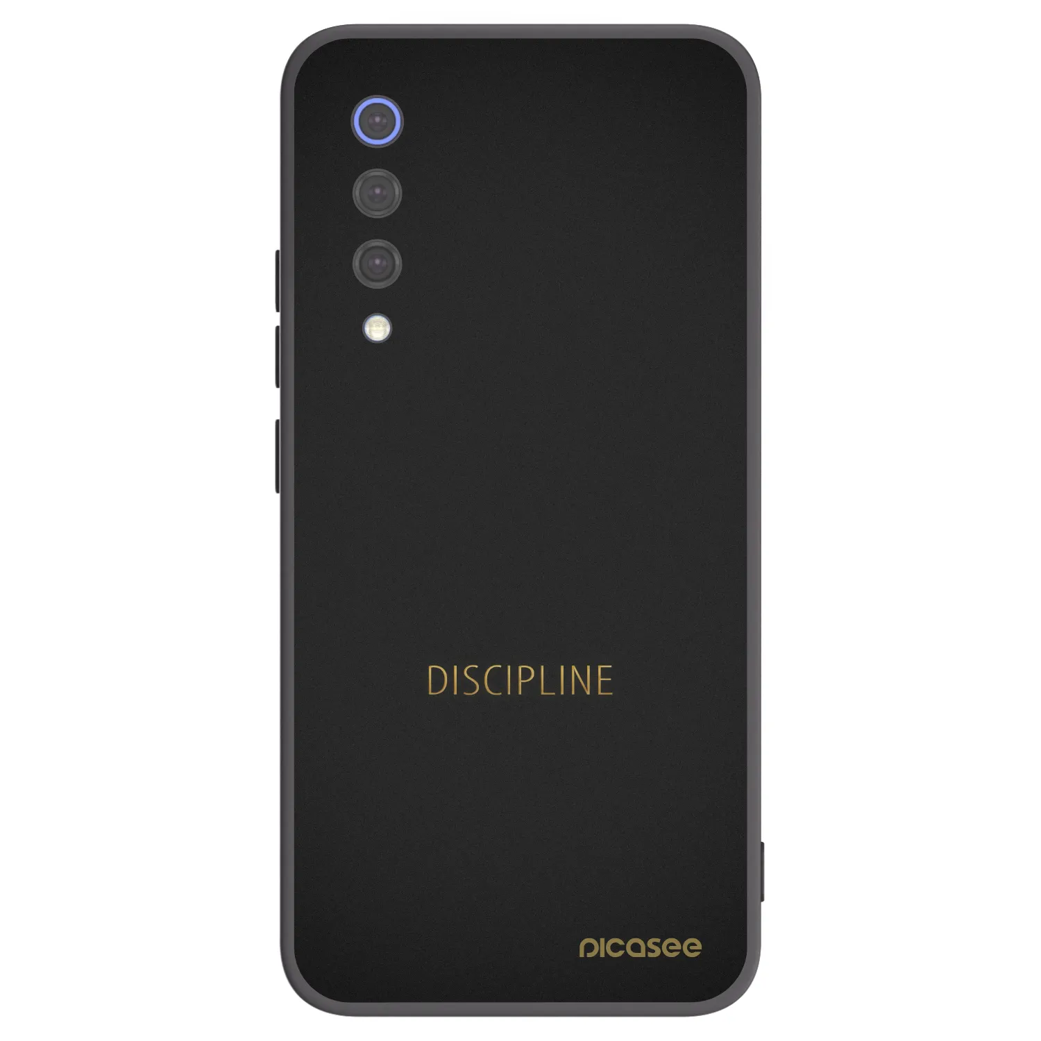 Picasee silikonowe czarne etui na Xiaomi Mi 9 SE - Discipline