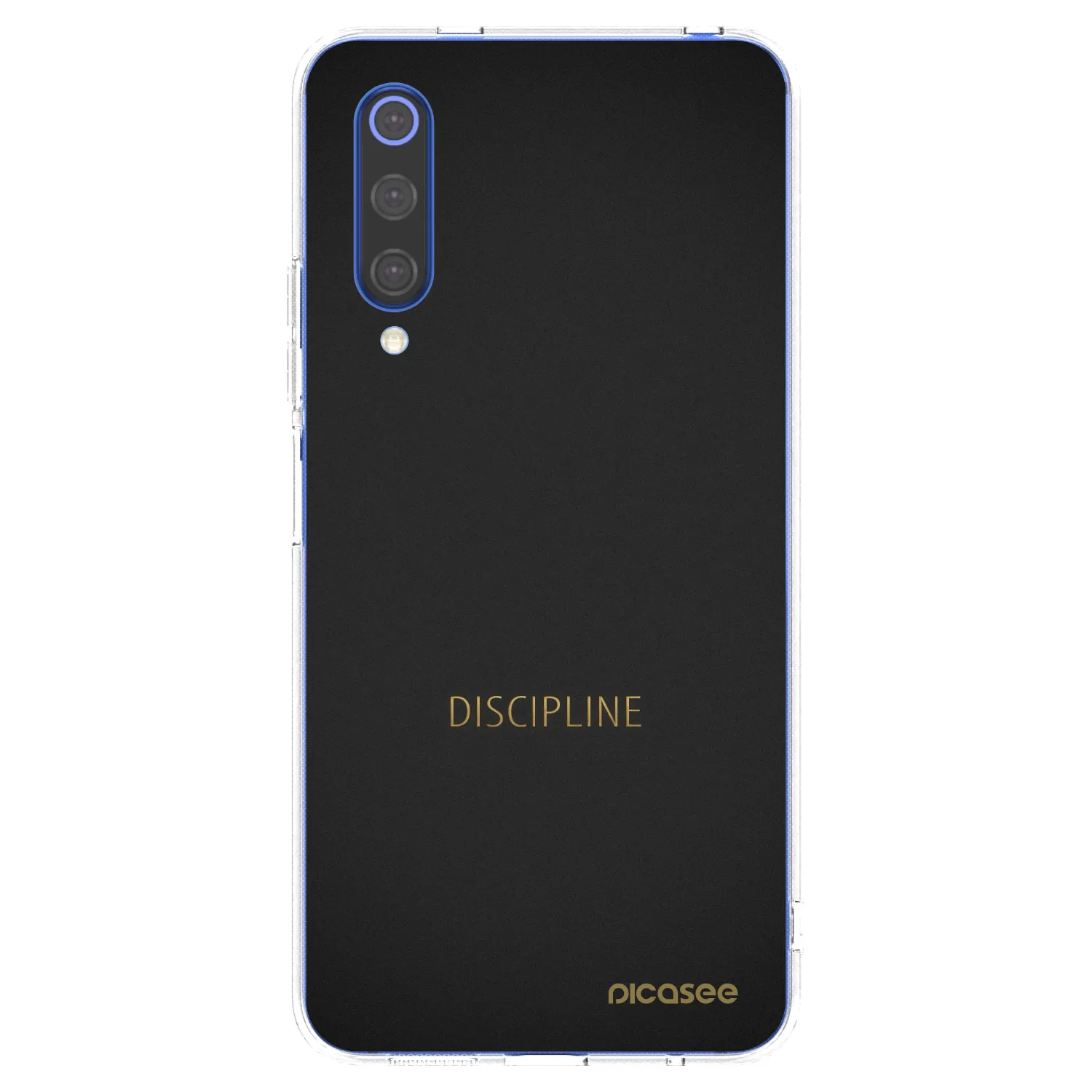 Picasee silikonowe przeźroczyste etui na Xiaomi Mi 9 SE - Discipline