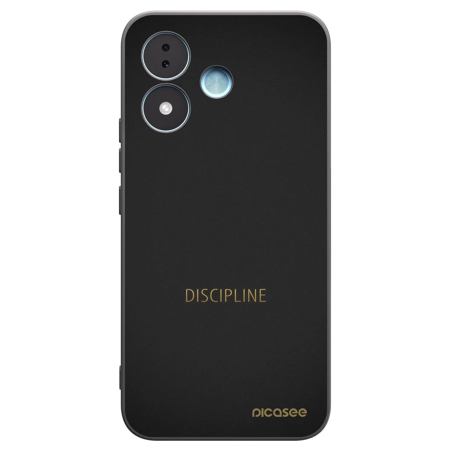 Picasee silikonowe czarne etui na Xiaomi Redmi Note 17 5G - Discipline