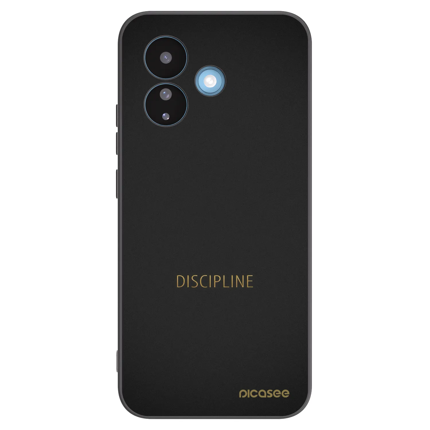 Picasee silikonowe czarne etui na Xiaomi Redmi Note 17 Pro 5G - Discipline