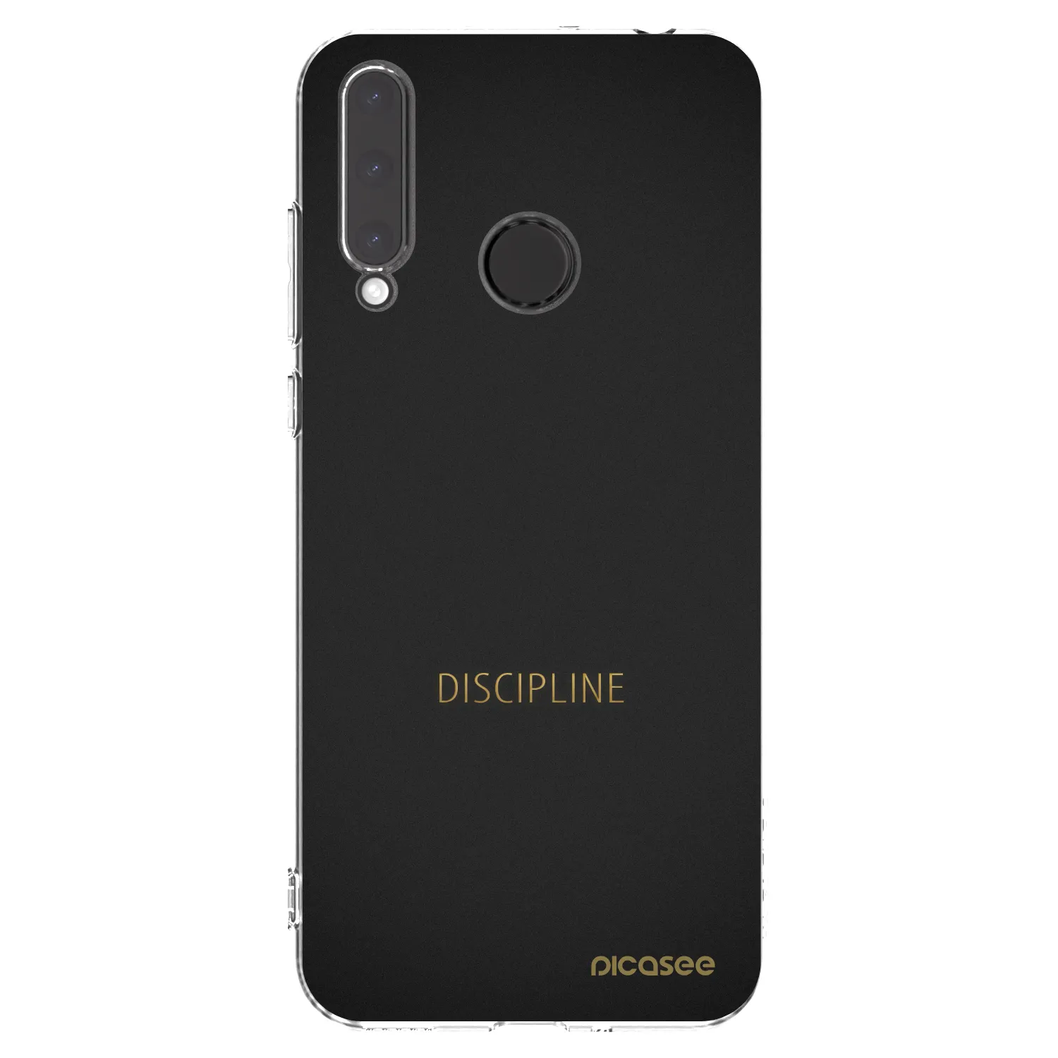 Picasee silikonowe przeźroczyste etui na Honor 20 Lite - Discipline
