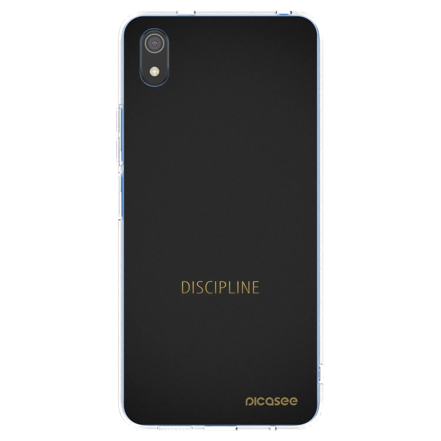 Picasee silikonowe przeźroczyste etui na Xiaomi Redmi 7A - Discipline