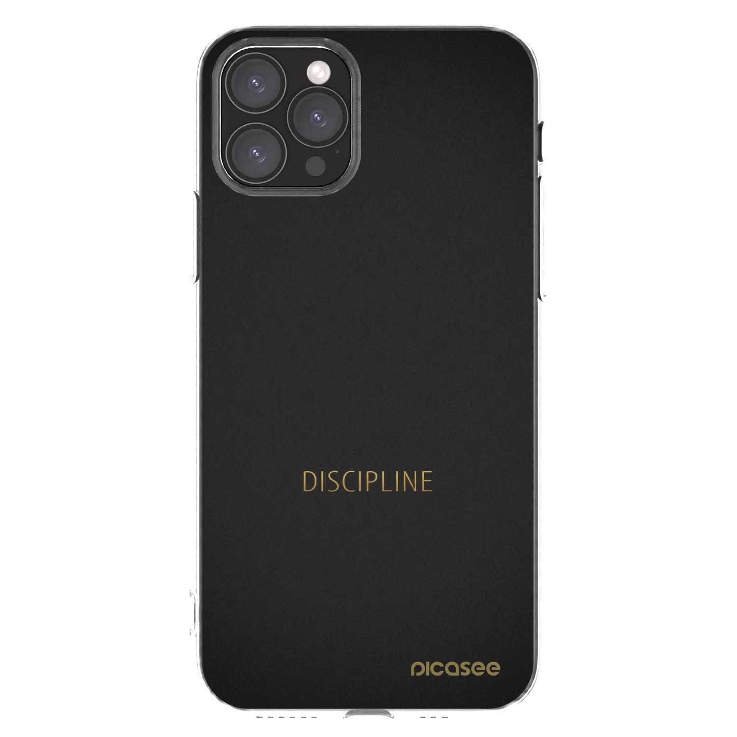 Picasee silikonowe przeźroczyste etui na Apple iPhone 11 Pro - Discipline