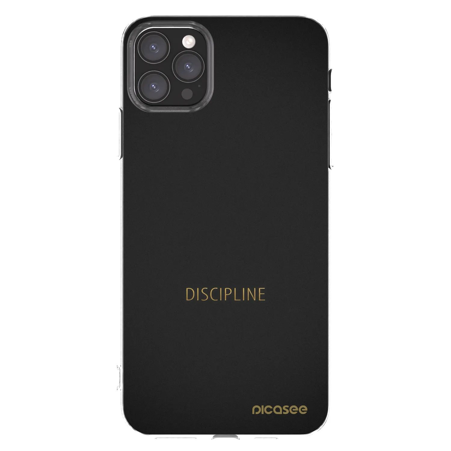Picasee silikonowe przeźroczyste etui na Apple iPhone 11 Pro Max - Discipline