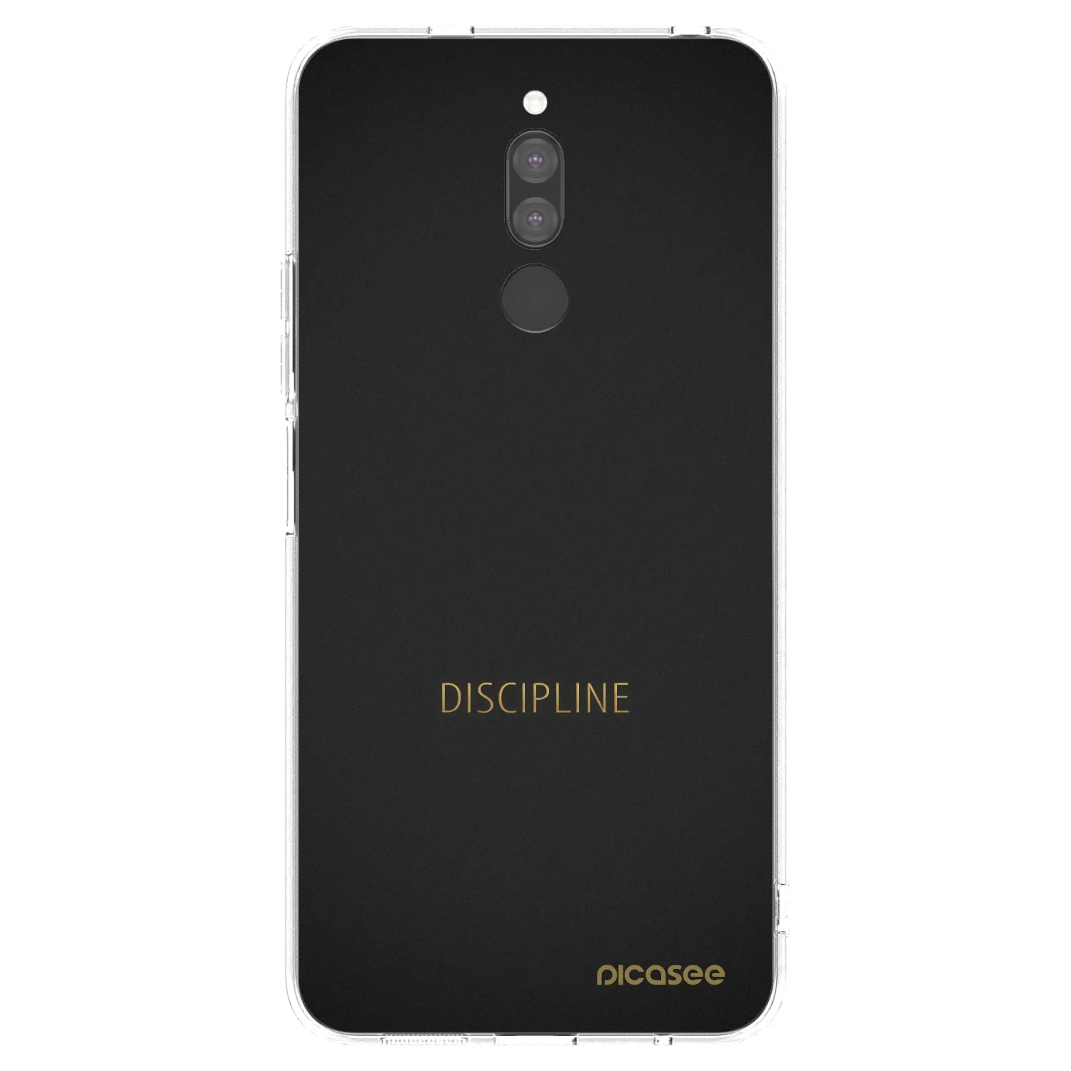 Picasee silikonowe przeźroczyste etui na Xiaomi Redmi 8 - Discipline