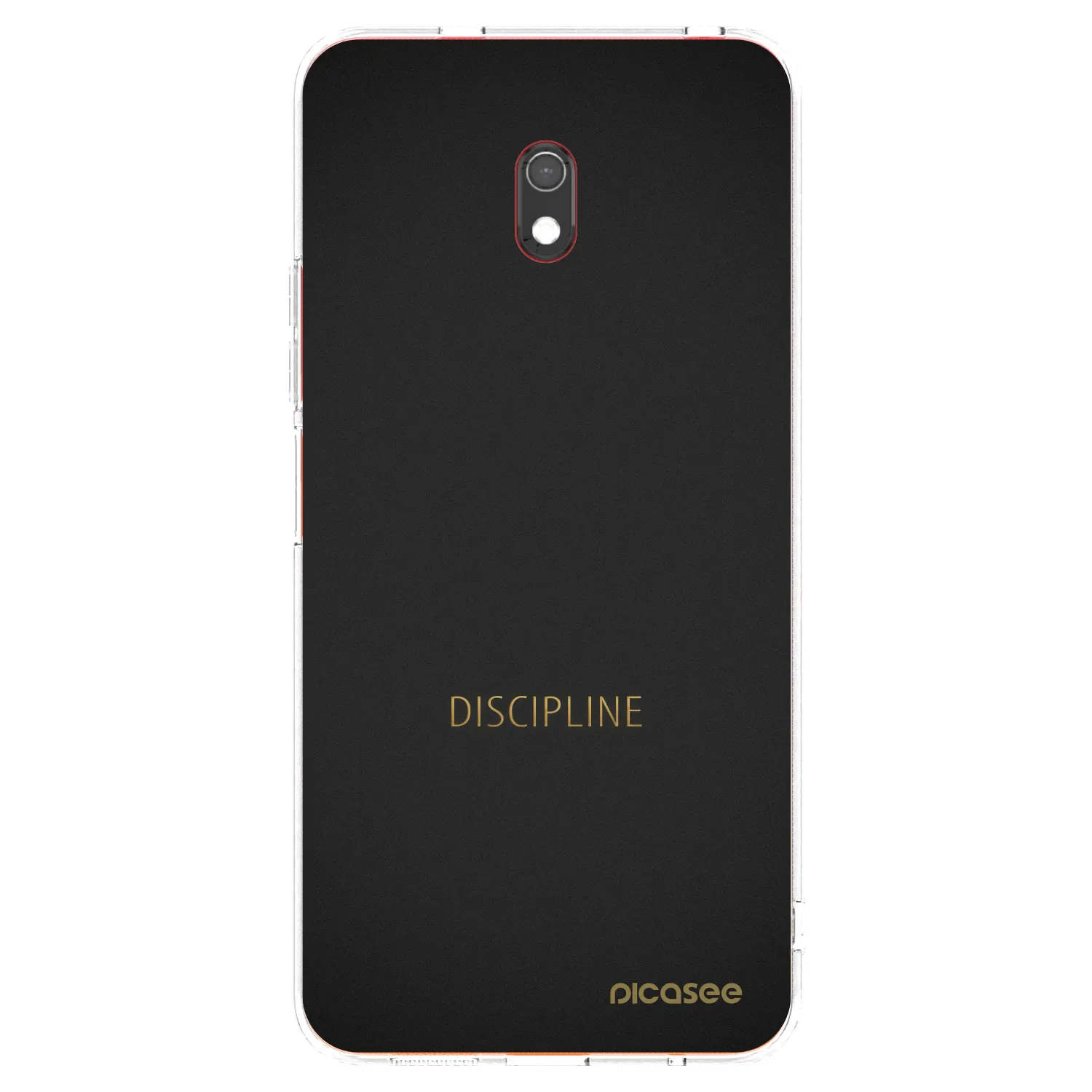 Picasee silikonowe przeźroczyste etui na Xiaomi Redmi 8A - Discipline