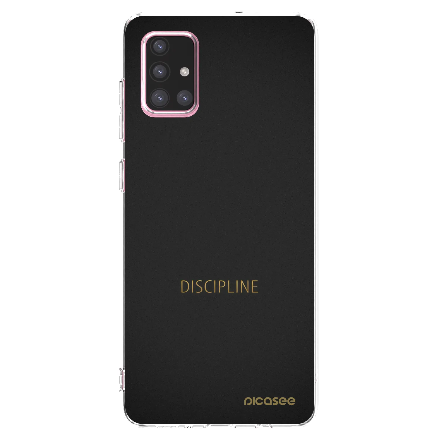 Picasee silikonowe przeźroczyste etui na Samsung Galaxy A71 A715F - Discipline