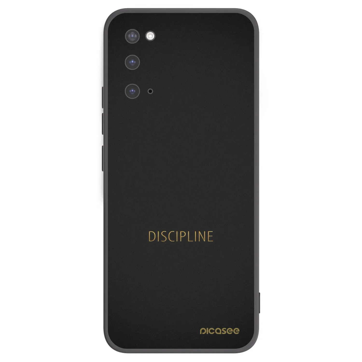 Picasee silikonowe czarne etui na Samsung Galaxy S20 G980F - Discipline