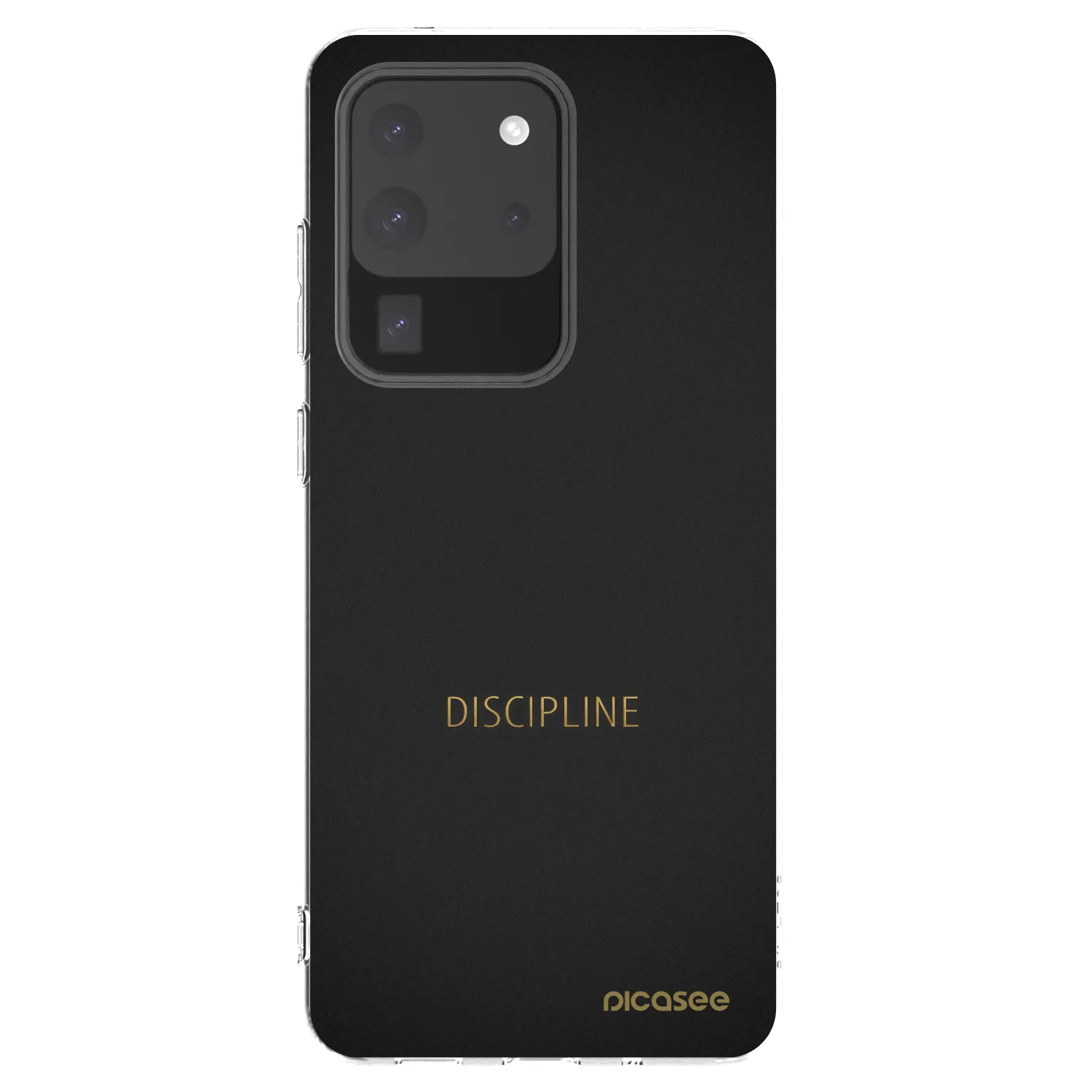 Picasee silikonowe przeźroczyste etui na Samsung Galaxy S20 Ultra 5G G988F - Discipline
