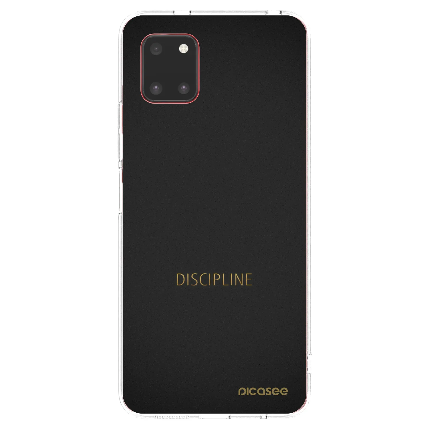 Picasee silikonowe przeźroczyste etui na Samsung Galaxy Note 10 Lite N770F - Discipline