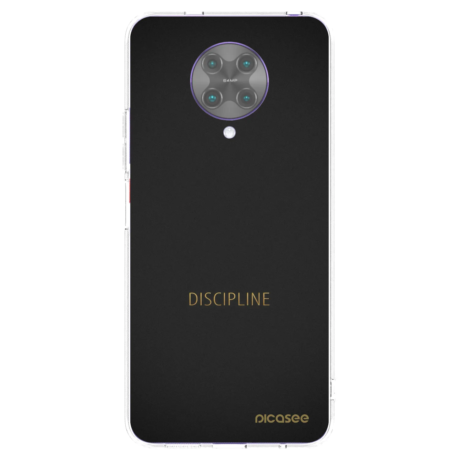 Picasee silikonowe przeźroczyste etui na Xiaomi Poco F2 Pro - Discipline