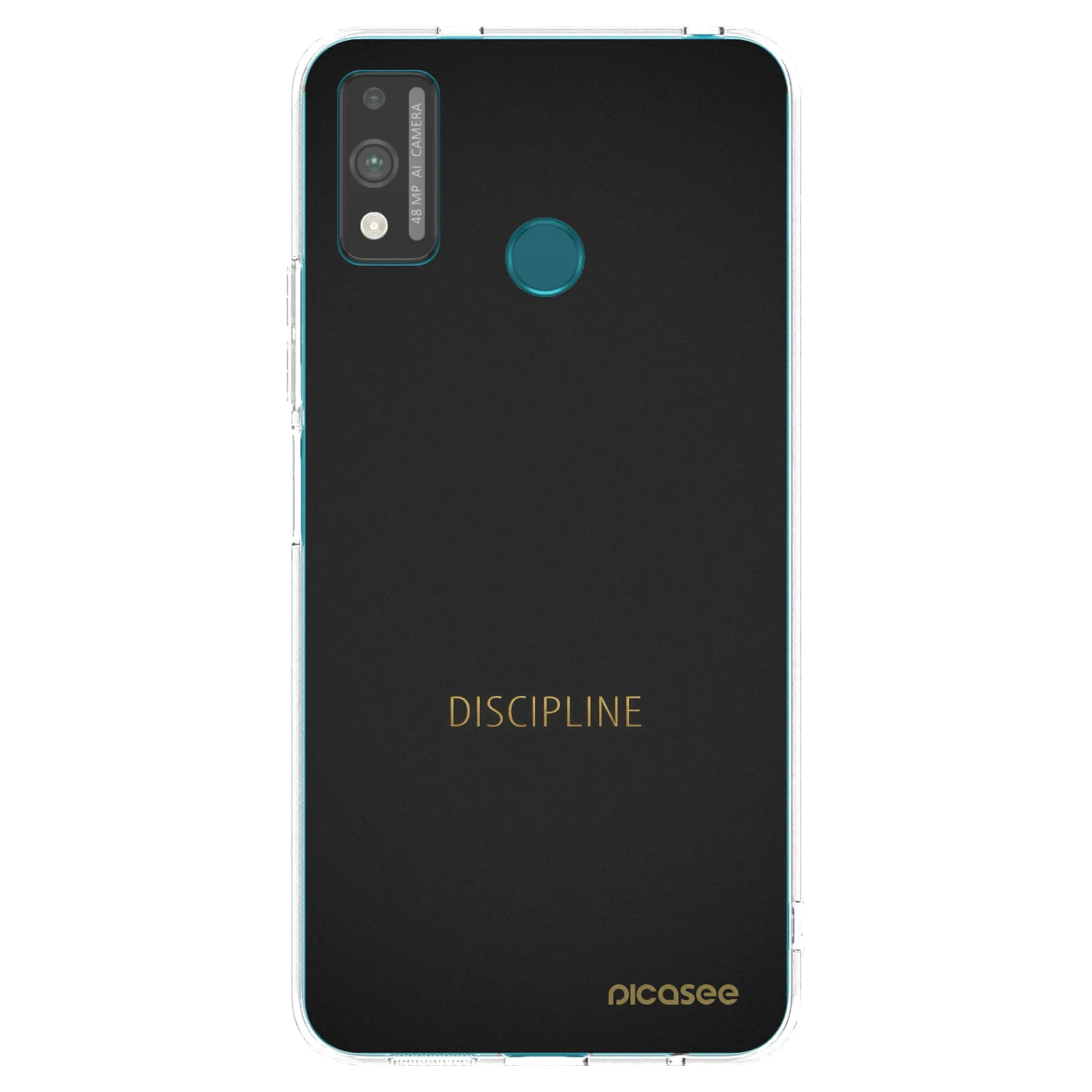 Picasee silikonowe przeźroczyste etui na Honor 9X Lite - Discipline