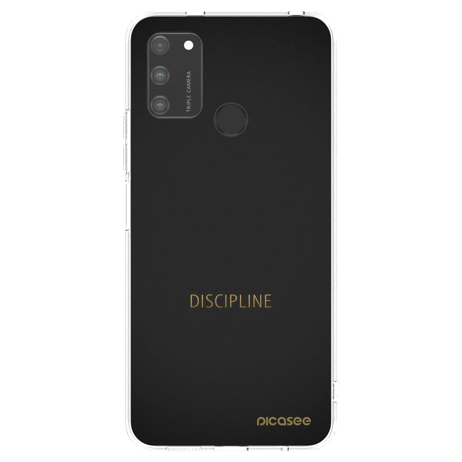 Picasee silikonowe przeźroczyste etui na Honor 9A - Discipline