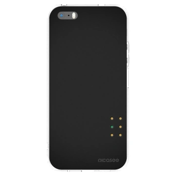 Picasee silikonowe przeźroczyste etui na Apple iPhone 5/5S/SE - Pulse