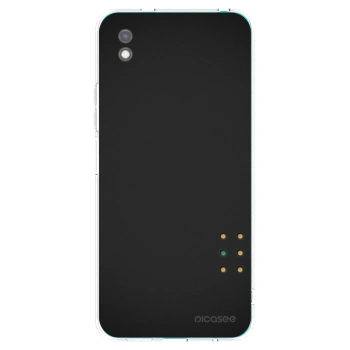 Picasee silikonowe czarne etui na Xiaomi Redmi 9A - Pulse