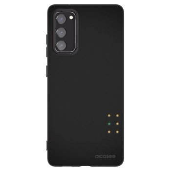 Picasee silikonowe czarne etui na Samsung Galaxy S20 FE - Pulse