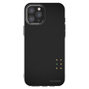 Picasee silikonowe przeźroczyste etui na Apple iPhone 12 Pro Max - Pulse