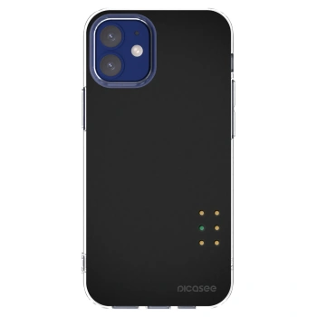 Picasee silikonowe przeźroczyste etui na Apple iPhone 12 mini - Pulse