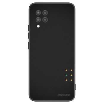 Picasee silikonowe czarne etui na Samsung Galaxy A42 A426B - Pulse