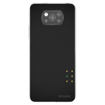 Picasee silikonowe czarne etui na Xiaomi Poco X3 Pro - Pulse