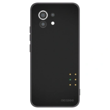 Picasee silikonowe czarne etui na Xiaomi Mi 11 - Pulse