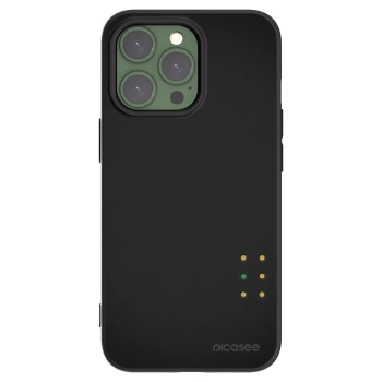 Picasee silikonowe czarne etui na Apple iPhone 13 Pro - Pulse