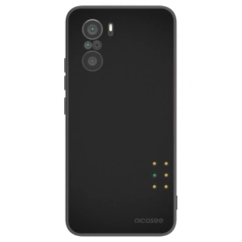 Picasee silikonowe czarne etui na Xiaomi Poco F3 - Pulse