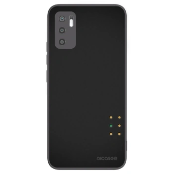 Picasee silikonowe czarne etui na Xiaomi Redmi Note 10 5G - Pulse