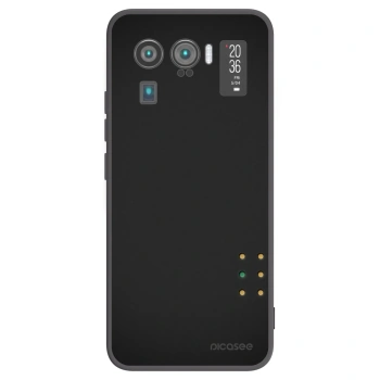 Picasee silikonowe czarne etui na Xiaomi Mi 11 Ultra - Pulse