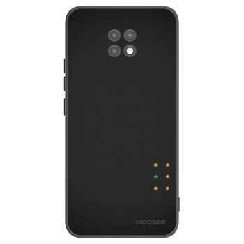 Picasee silikonowe czarne etui na Xiaomi Redmi Note 9T - Pulse