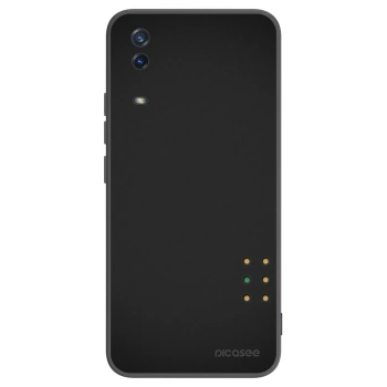 Picasee silikonowe czarne etui na Vivo Y11s - Pulse
