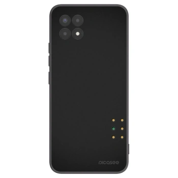 Picasee silikonowe czarne etui na Realme 8i - Pulse