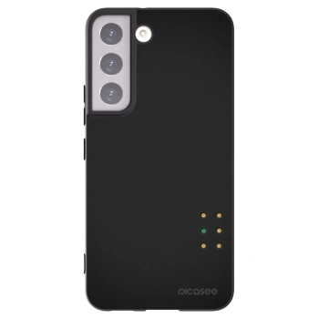 Picasee silikonowe czarne etui na Samsung Galaxy S22 5G - Pulse