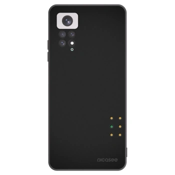 Picasee silikonowe czarne etui na Xiaomi Redmi Note 11 - Pulse