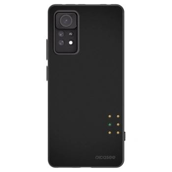 Picasee silikonowe czarne etui na Xiaomi Redmi Note 11 Pro 5G - Pulse
