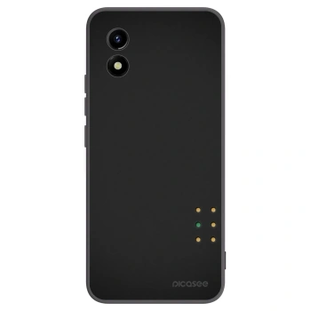 Picasee silikonowe czarne etui na Vivo Y01 - Pulse