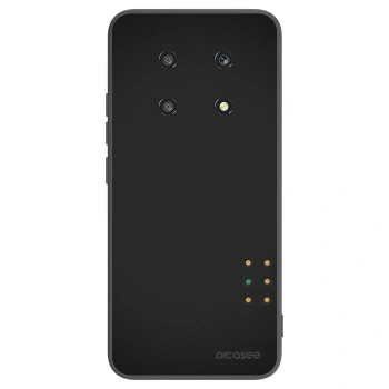 Picasee silikonowe czarne etui na Honor Magic4 Lite 5G - Pulse