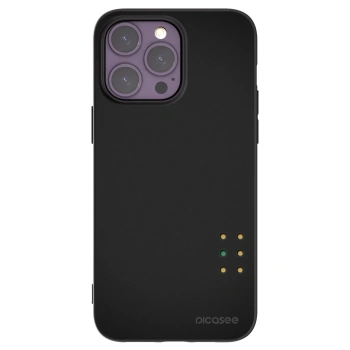 Picasee silikonowe czarne etui na Apple iPhone 14 Pro Max - Pulse