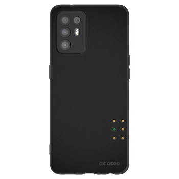 Picasee silikonowe czarne etui na OPPO A94 5G - Pulse