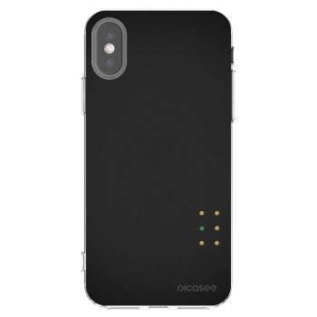 Picasee silikonowe przeźroczyste etui na Apple iPhone X/XS - Pulse